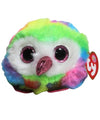 TY UK Ltd 2005121 Owen Owl Puffies Plush Animal, Multicolor, 7cm
