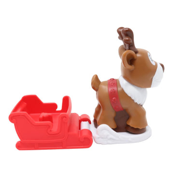 Fisher-Price Replacement Parts for Collectible Little People Holiday Christmas Santa's Village Playset HGP72 - Replacement Santa's Sleigh and Reindeer