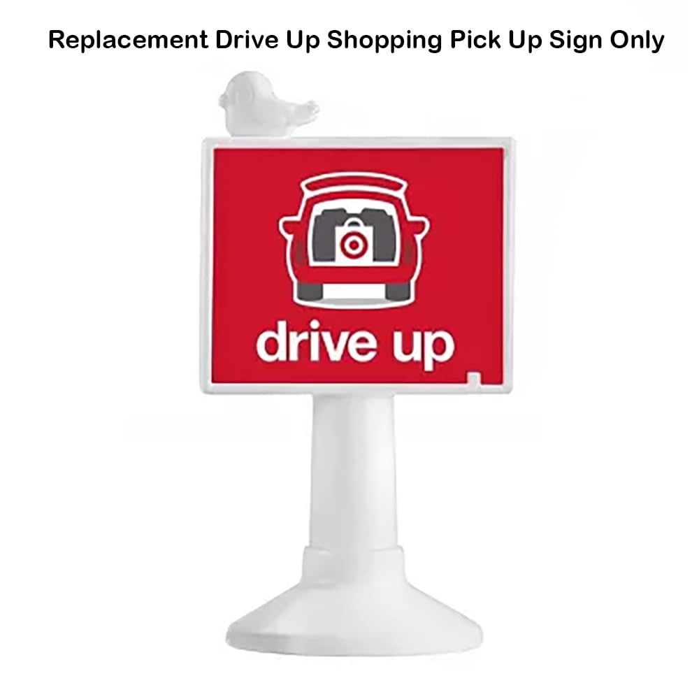 Fisher-Price Replacement Part for Collectible Little People Target Run Dollhouse Playset HXX97 - Replacement Drive Up Shopping Pick Up Sign