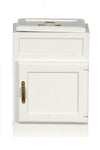 Dollhouse Miniature 1:12 Scale White 2-Door ICE Box #T6456
