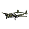 Matchbox Collectible Die-Cast Metal Sky Busters Inspired by Lockheed Martin P-38 Lightning Jet - HLJ25 ~ Green Combat Fighter Jet Airplane ~ Includes