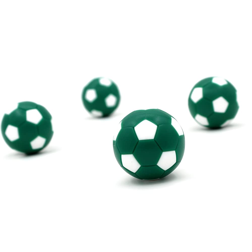 BQSPT Foosball Balls Foose Balls Table Football Soccer Replacement Multicolor Official Tabletop Game Size 32mm Mini Foosball-Set of 12