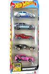 Hot Wheels Nightburnerz Diecast Cars, 5-Pack Collection, 1:64 Scale, Sierra, Maxima, Supra, Veloce, WRX