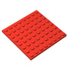 Classic Red Plates Bulk, Red Plate 8x8, Building Plates Flat 20 Pcs, Compatible with Lego Parts and Pieces: 8x8 Red Plates(Color: Red)
