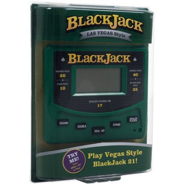 Mega Gambling Electronic Game Pack - Solitaire Handheld Game - Blackjack Handheld Game - Poker Handheld Game