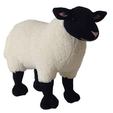 Adore 14" Standing Marshmallow the Suffolk Sheep Plush Stuffed Animal Toy