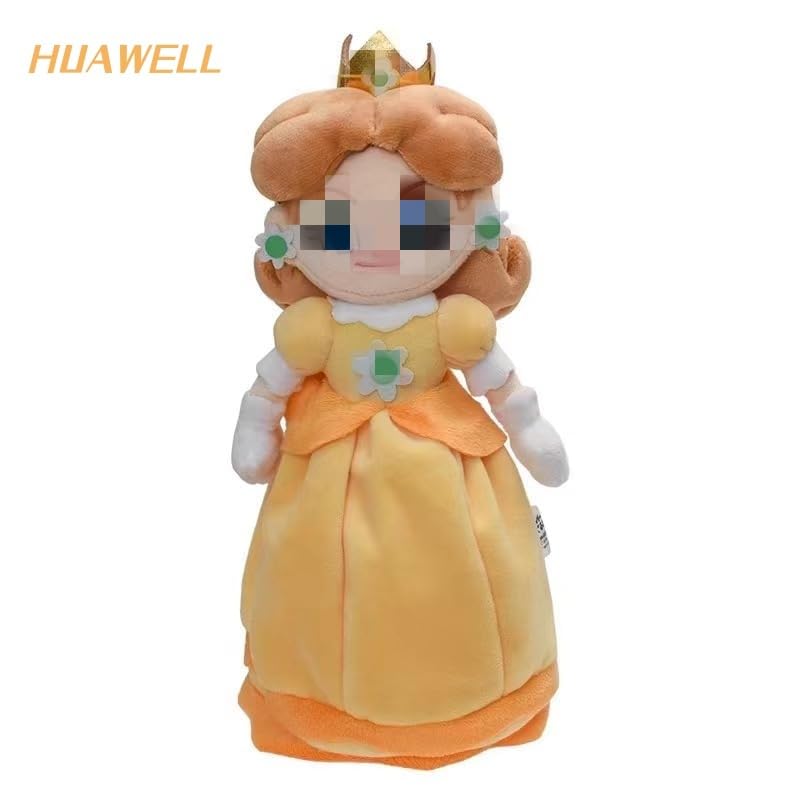 HUAWELL Super Marry All Star Collection Prices Peach Plush Toy Princes Rosalina & Dasy Stuffed Plush 8" (Princes Rosalina & Dasy)
