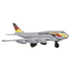 Matchbox Collectible Die-Cast Metal Sky Busters MBX 6-2 Airliner Airplane - HVM39 ~ Silver Passenger Euro Airline Jet Airplane ~ Includes Playmat