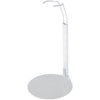Plymor DSP-5125W White Adjustable Doll Stand, fits 10, 11, and 12 inch Slim Waist Dolls, Waist is 1.125" - 1.5" wide, 3.25" - 4" around