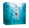 Sit Down! Dive Board Game - Unique Transparent Ocean Cards, Push Your Luck, Catch a Ride on a Sea Turtle or Dolphin - First to 23 Points Wins, 1-4