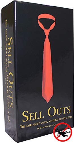 Bad Kerning Games Sell Outs - A Card Game of Hilarious Problems and Insane Products, 450-cards, 3+ Players, Ages 13+