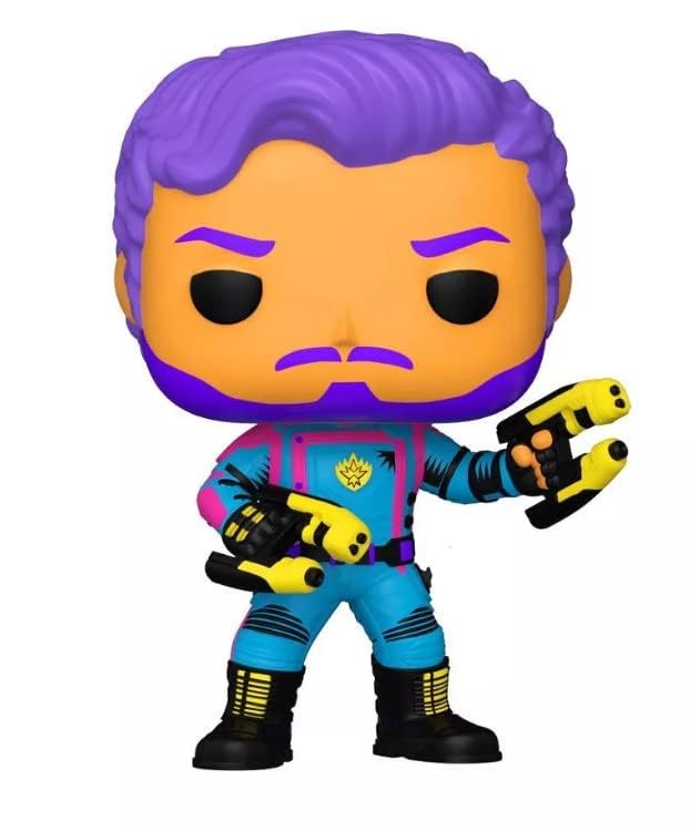 Funko Pop Marvel Black Light Vinyl Figure Collection MCU Glow Toy (Star Lord), (FPMBL423)