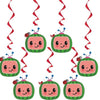 Vibrant Multicolor Cocomelon Decorating Kit - Pack of 7 | Unique & Fun Design, Perfect for Birthdays & Festive Celebrations