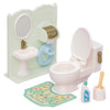 Calico Critters - Toilet Set - Dollhouse Furniture & Accessories - Kids Pretend Play Toy, Miniature Dollhouse Furniture & Accessories, Ages 3+