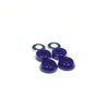 Level Up Fingerboard Bushings (Royal Purple) - 2 Cone Top, 2 Barrel Bottom, 2 Top Washers - Urethane Rubber - Child, Teen
