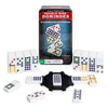 Continuum Games Family Traditions Double 9 Dominoes - 55 Piece Set in Storage Tin, Crystalline Dominoes for Kids and Adults, Classic Game Night