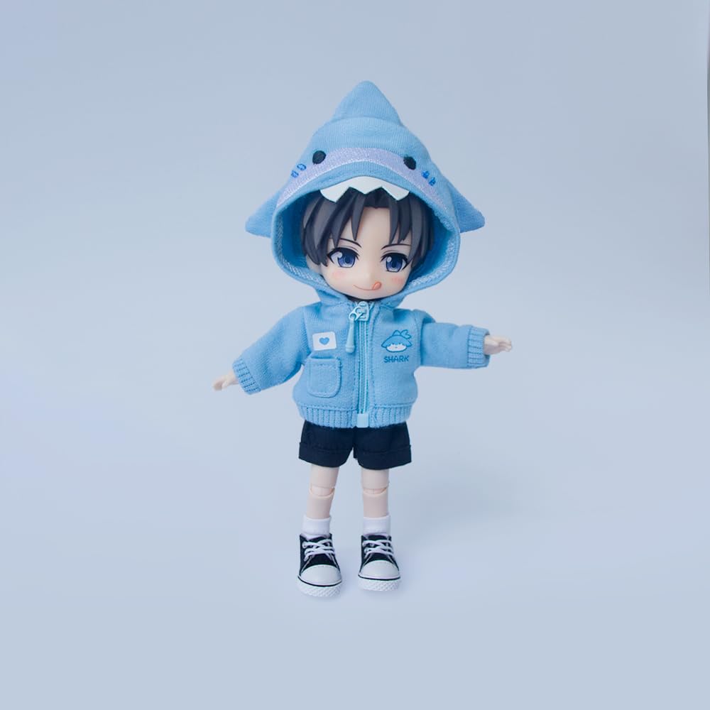 XiDonDon Cute Animal Coat Doll Clothes for OB11,Molly, GSC,1/12 BJD Doll Accessories Toys Dolls Clothing (Blue)