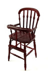 Dollhouse Miniature Mahogany Victorian High Chair