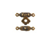 Melody Jane Dollhouse Trunk Lock Antique Brass Miniature 1:12 Door Furniture