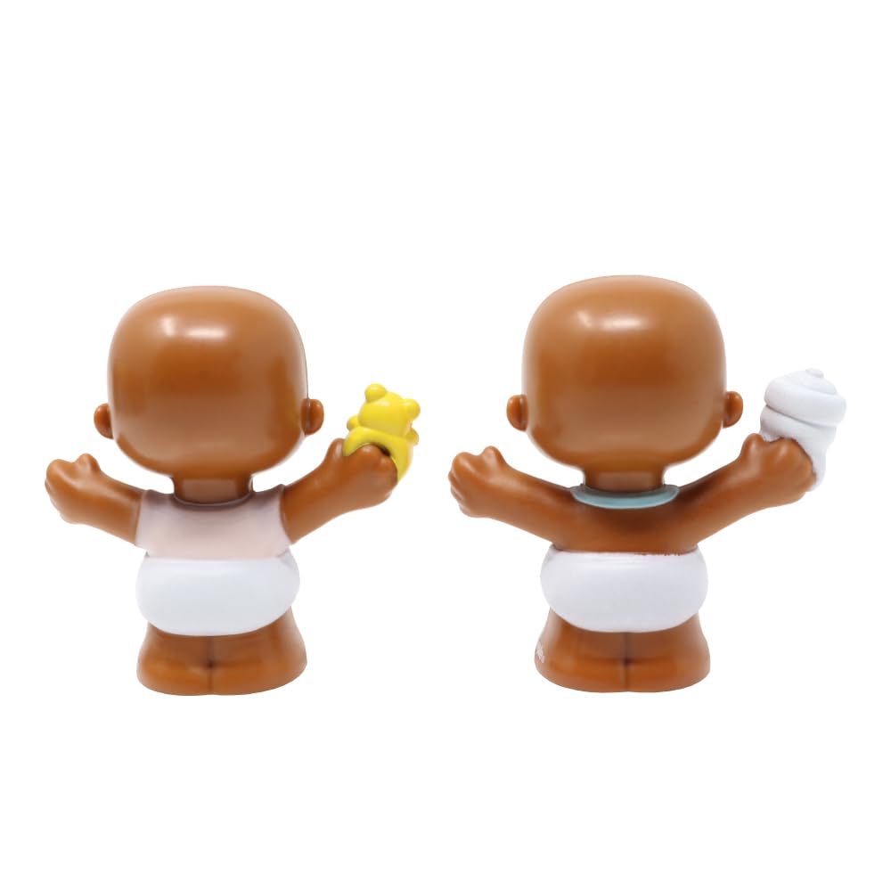Fisher-Price Replacement Parts for Collectible Little People Babies Family Dollhouse Twins Playset GKP69 - Replacement Baby Boy and Girl
