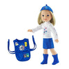 Emily Rose 14 Inch Doll Girl Scout Daisy Uniform 5-PC Playset | Officially Licensed by Girl Scouts of the USA | American Brand - Gift Boxed | Doll NOT