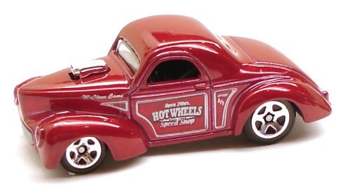 Mattel Hot Wheels Metallic Red Custom '41 Willys Coupe - #01 of 2010 HW Hot Rods Series