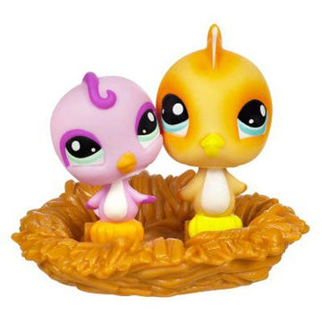 Hasbro Littlest Pet Shop Assortment 'A' Series 3 Collectible Figure Birds with Nest