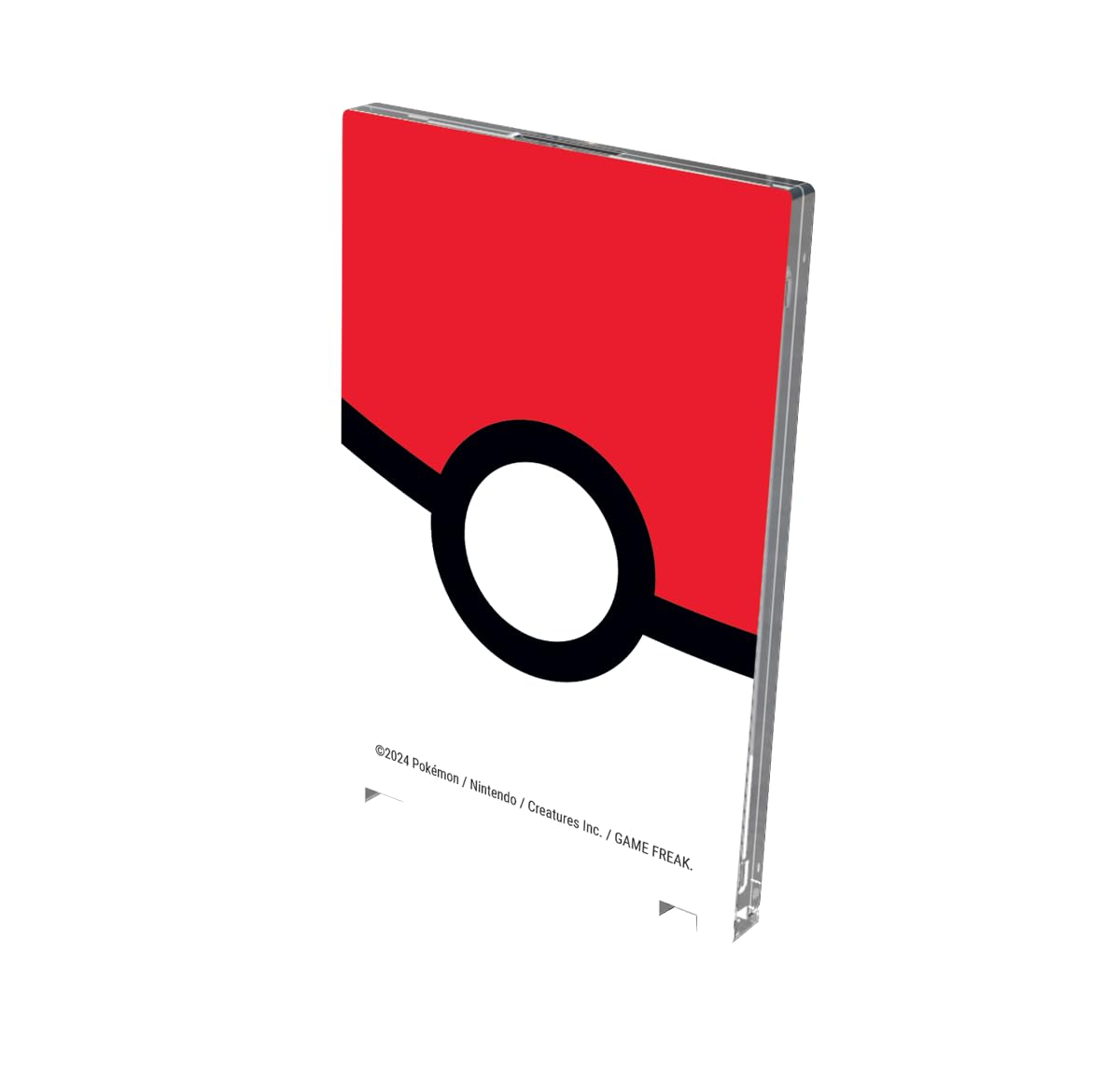 Ultra Pro - Single 35 Pt ONE-TOUCH Edge - Poké Ball Printed Magnetic Card Holder for Pokémon, Pokémon Card Display Case, Trading Card Display Case