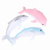 GracesDawn 3 Pieces, Dolphin Filled Animal Plush Pillow, Super Soft Doll, Ocean Animal Plush Toy for Boys and Girls as a Sleeping mat Gift, (Blue