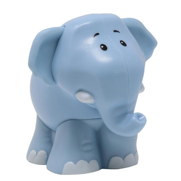 Fisher-Price Replacement Part for Collectible Little People Alphabet Fun Zoo Safari Farm Playset JGR92 - Replacement Letter E Blue Elephant Figure