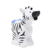 Fisher-Price Replacement Part for Collectible Little People Zoo Animals Playset 77984 - Replacement Black and White Zebra Figure with Blue Bow on Tail