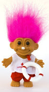 My Lucky LIFEGUARD Troll Doll (Pink Hair) by Russ Berrie
