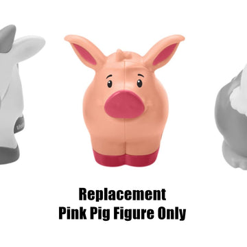 Fisher-Price Replacement Part Little People Caring Animals Farm Playset GLT78 - Replacement Pink Pig Figure