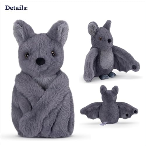 Vermont Teddy Bear Bat Stuffed Animal 15 Inch | Halloween Plush Toy with Cozy Wings | Designed with Love in the USA | 100% Recycled Stuffing | Stuffed