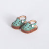 XiDonDon Cowhide Handmade Casual Hole Shoes for OB11,GSC, Body9, 1/12 bjd Doll Shoes Doll Accessories (Green)