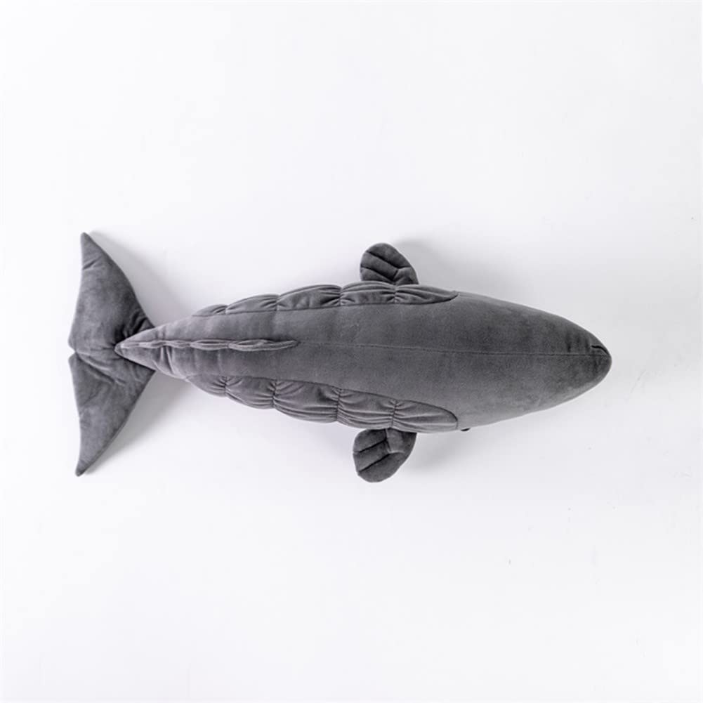 Niuhoulu Sperm Whale Stuffed Animals Soft Plush Toy Kids Cuddly Fluffy Plushie Doll for Girls Boys Babies Toddlers Girlfriends (19")