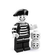 LEGO Collectable Minifigures: Mime Minifigure (Series 2) (Bagged)