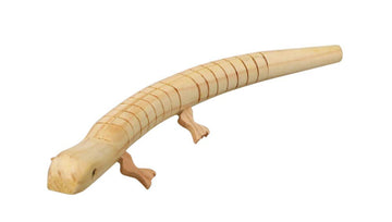 Crafters Square Wooden Wiggle Animals to Paint and Play: Snake, Salamander, Shark and Fish (4 Animals)