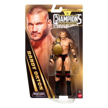 WWE Randy Orton Main Event Series Champions 2026 Action Figure with World Heavyweight Championship Title Belt, 6-inches