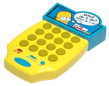 The Simpsons Sez Sound Matching Electronic Handheld Game (2003)