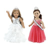 Emily Rose 18 Inch Doll Clothes 6-PC Pageant Dress & 18" Doll Accessories Bundle with Sashes & Crowns | Toy Gift Set for 5+ Little Girls Set | USA