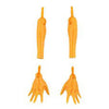 Replacement Parts for Monster High Great Scarrier Reef Glowsome Ghoulfish Toralei Doll DHH36 - Replacement Arms and Hands Orange