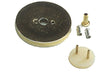 Cir-Kit Concepts Dollhouse Miniature Chandelier Adapter, 27/32" Ceiling Plates #CK804-3
