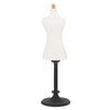 White 1/24 Miniature Dress Form Mannequin Dollhouse Decoration Accessories, DIY Doll House Kit