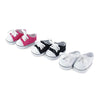 Emily Rose 18-inch Doll Canvas Sneakers 3-Pack - Pink, White & Black Tennis Shoes - 18" Doll Accessories Gift Set - Compatible with American Girl &