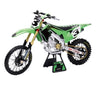 New Ray Toys 1:6 Scale Offroad Racer Replica Kawasaki Factory Eli Tomac with #1 MX Championship Sticker Plates 49663