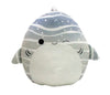 Squishmallows Squishmallow Official Kellytoy Plush Sea Life Squad Squishy Soft Plush Toy Animals (Sachie The Whale Shark), 8 Inch