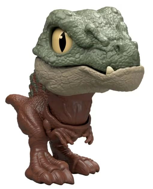 Mattel Jurassic Mighty Little Biters Real World Feel Toy Dinosaur Action Figure (Spinosaurus)