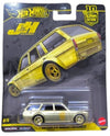 Hot Wheels Premium Japan Historics Gold Datsun 510, 1:64 Scale Die-Cast Collectible Car, Limited Edition 0/5 Chase JKF14