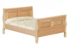 Melody Jane Dollhouse Light Oak Sleigh Bed Double Miniature 1:12 Bedroom Furniture